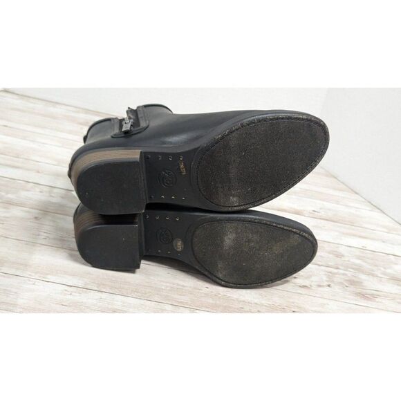 Lucky Brand Bunita Womens Size 8M Black Side Zip Round Toe Block Heel Rain Boots - Picture 7 of 11
